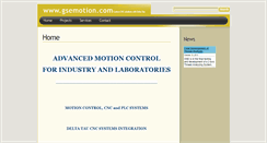 Desktop Screenshot of gsemotion.com